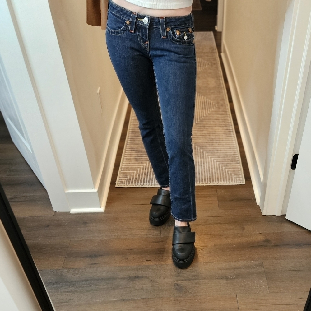True Religion Bootcut Jeans w/ Flap Pockets - SIZE 26 - Picture 3 of 16